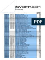 Melett Price List