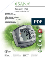 Medisana Tensiómetro HGV 51220 Manual Usuario PDF