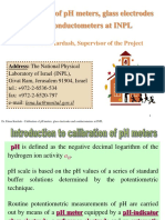 Calibration of PH Meters, Glass Electrodes and Conductometers at INPL