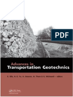 Advances in Transportation Geotechnics