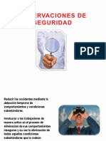 Observaciones de Seguridad