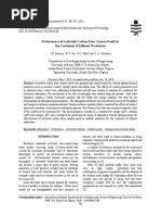 Performance of Activated Carbon From Cassava Peels For The Treatment of Effluent Wastewate