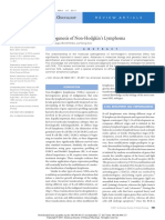 Pathogenesis of Non-Hodgkin's Lymphoma: Ournal of Linical Ncology