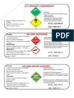 Un 1072 Oxigeno Comprimido: #CE: 231-956-9 CAS: 7782-44-7