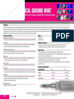 Optical Ground Wire: Fiber Optic Cable Used For Providing A Grounding Path For Transmission Systems