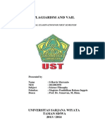 Plagiarism and Vail: Universitas Sarjana Wiyata Taman Siswa 2013 / 2014