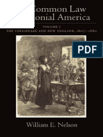 William E. Nelson-The Common Law of Colonial America - Volume I - The Chesapeake and New England 1607-1660-Oxford University Press, USA (2008)