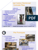 Spun Cast Carbon Reinforced Concrete Piles Background Prestessed Concrete Piles