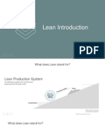 Introduction To Lean Production