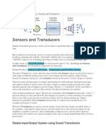 Sensor and Transducer