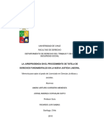 Memoria - Jurisprudencia Sobre Tutela Laboral