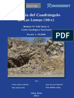 Boletin 146 - Geología Del Cuadrangulo de Las Lomas (10-C) PDF