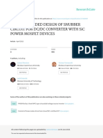 Computer Aided Design of Snubber Circuit For DC/DC Converter With Sic Power Mosfet Devices