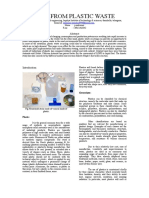 Fuel From Plastic Waste