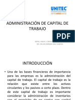 Administración de Capital de Trabajo Unitec