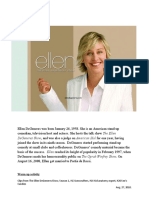 Ellen DeGeneres Lesson Plan