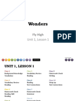 Language Arts PowerPoint: Wonders 1-2 Fly High - Class PPT - Anth - U1L1-2