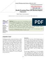 A Health Promising Plant With Pharmacological Characters - Yadav and Srivastava 2016