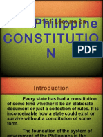 Pol - Sci. 101 Lecture On: The Philippine Constitutio N