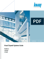 Knauf Drywall Systems Guide: Partitions Ceilings Linings