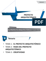  El Proyecto Arquitectónico