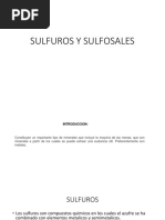 Sulfuros y Sulfosales