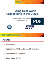 Developing Real World Applications in The Cloud: Joseph Acero, JSA Solutions Gina Haub, STP