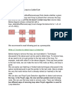 Detect and Remove Loop in A Linked List