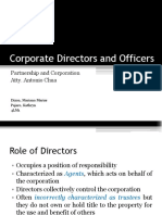 Corporate Directors and Officers