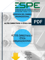 Altos Directivos y Ética Organizacional