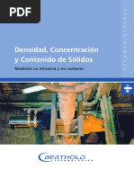 Berthold-Información General-Densidad y Concentración Sólidos