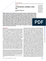 Design and Function of Biomimetic Multilayer Water Purification Membranes