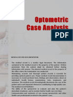 Optometric Case Analysis