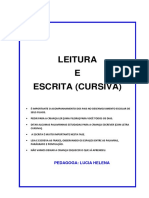 Apostila Da Alfabetização e Letra Cursiva