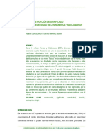 Una Construcción de Significado de La Operatividad de Fracciones