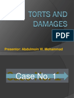 Torts CASES Presentation