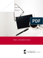 TEMA 2. - SEGURIDAD LOGÍCA. Grado en Seguridad. Prf. Espinosa PDF