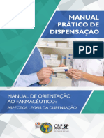 Manual de Orientação Ao Farmacêutico Dispensação CRF SP