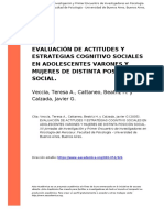 Actitudes y Estrategias Cognitivas Sociales