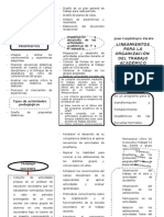 Folleto Lineamientos para La Organización Del Trabajo Docente