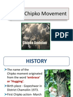 The Chipko Movement