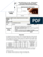 Examen Final de IO1 2013 2