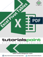 Excel Pivot Tables