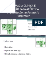 Atenã - Ã - o Farmaceutica e Farmacia Clinica - Implantaã - Ao Na Farmacia Hospitalar