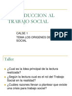 Introduccion Al Trabajo Social Clase 1