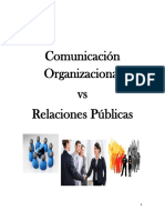 Comunicacion Organizacional Versus Relaciones Publicas