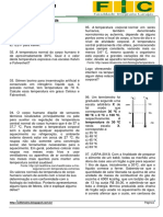 1 Lista de Exercícios-Física (Termometria)