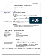 Minimum Qualifications and Eligibilty - Annexure - II - 0