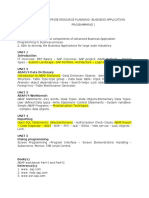 Sap Abap Syllabus