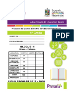 Biii-Examen 4° - 2017-2018